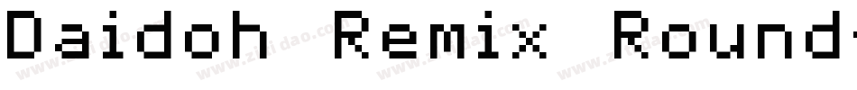Daidoh Remix Round字体转换